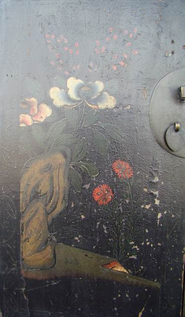 描彩连体柜工厂painted cabinet with three gates