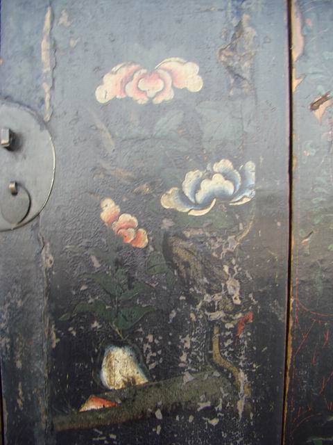 描彩连体柜工厂painted cabinet with three gates