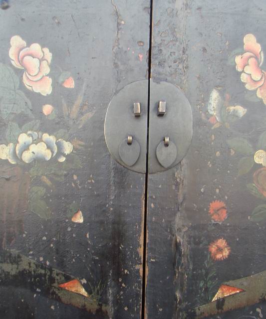 描彩连体柜工厂painted cabinet with three gates