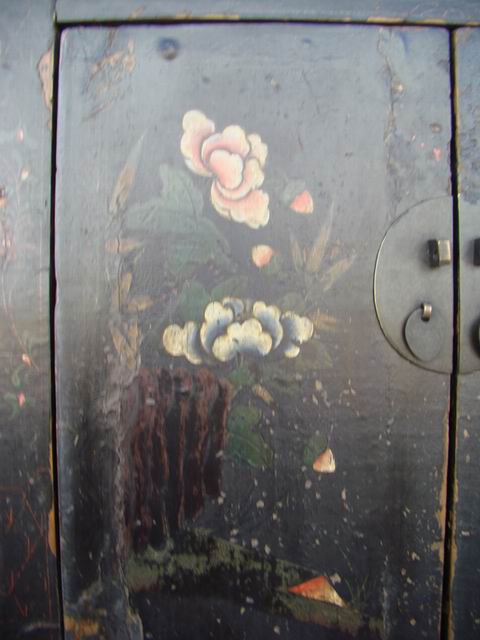 描彩连体柜工厂painted cabinet with three gates