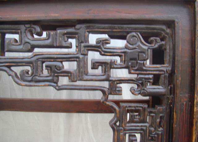 雕花平头案|Flat-top narrow table