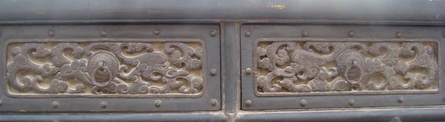 二抽二门雕花柜|Small cabinet