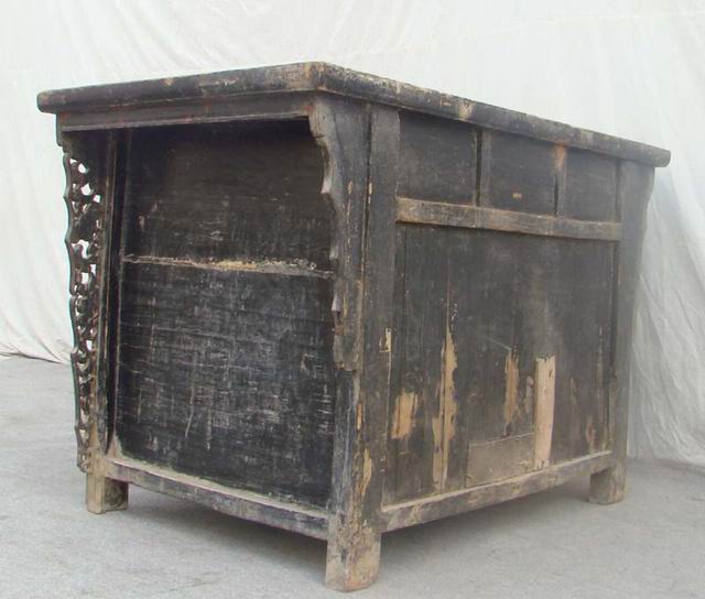 二抽二门雕花柜|Small cabinet