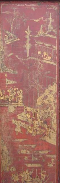 红描金大柜|Red & gilt big cabinet