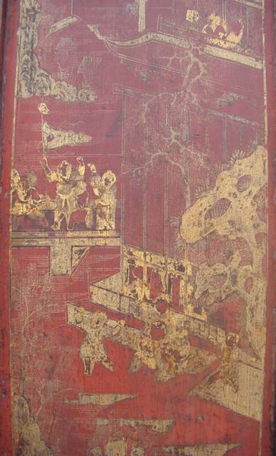 红描金大柜|Red & gilt big cabinet