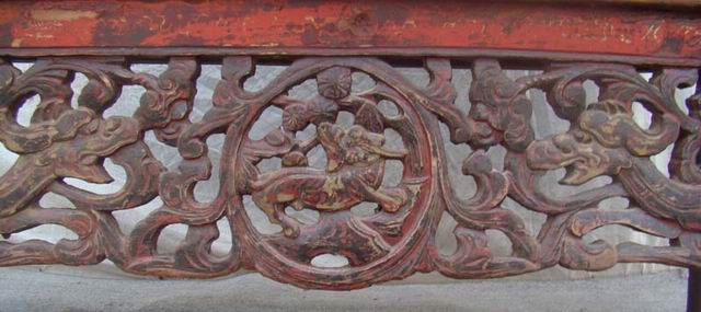 红描金大柜|Red & gilt big cabinet