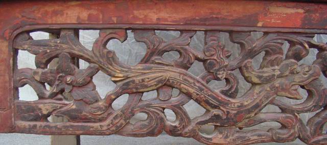 红描金大柜|Red & gilt big cabinet