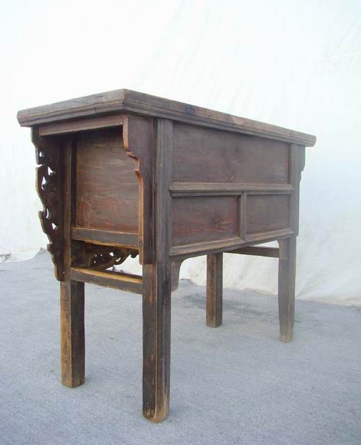 雕花三抽桌|coffer