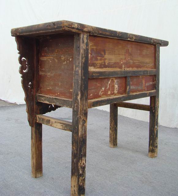 雕花三抽桌工厂|Table with 3 drawers