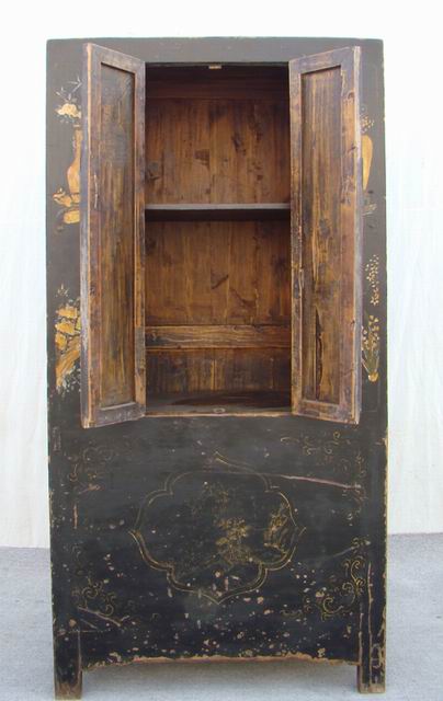 黑描彩大柜工厂|Multicolored big cabinet