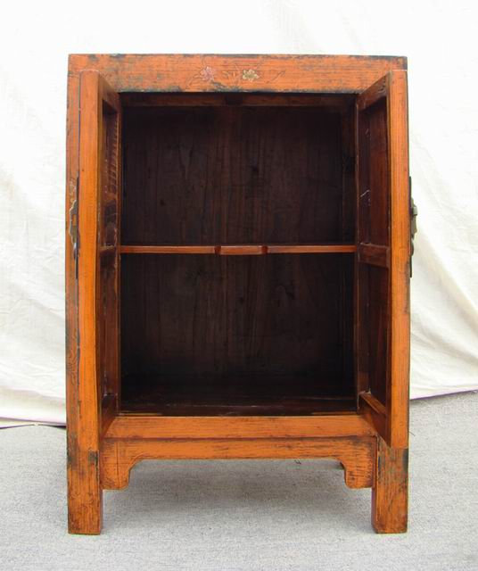 黄描彩小柜|painted small cabinet