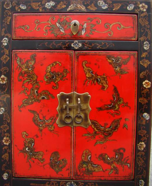 描彩小柜|painted small cabinet