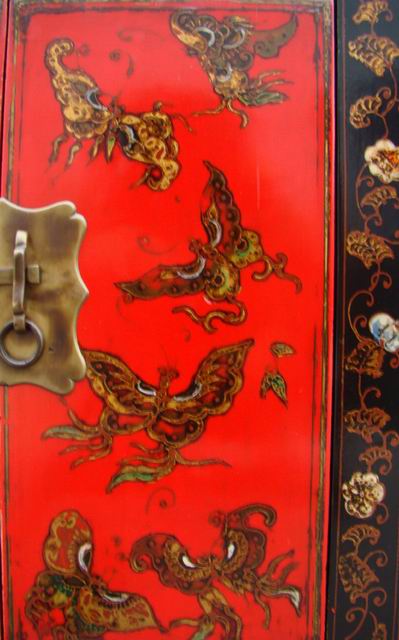描彩小柜|painted small cabinet