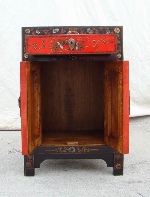 描彩小柜工厂|painted small cabinet