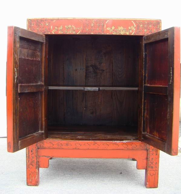 红描金小柜|gold gilt cabinet
