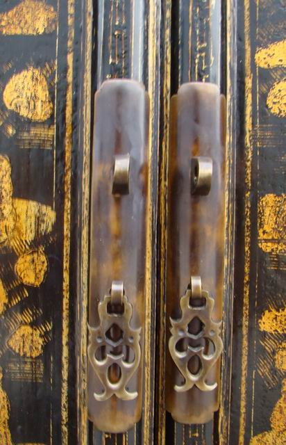 黑描金小柜|gold gilt cabinet