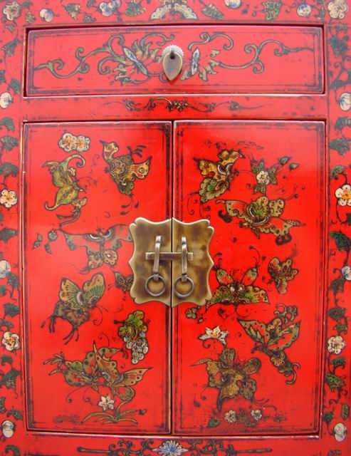 红描金小柜|gold gilt cabinet