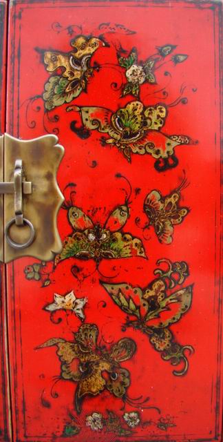 红描金小柜|gold gilt cabinet