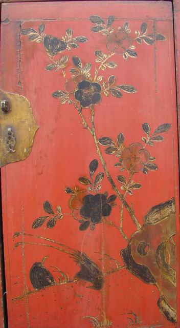 描彩二门柜工厂|Color-painted twin cabinet