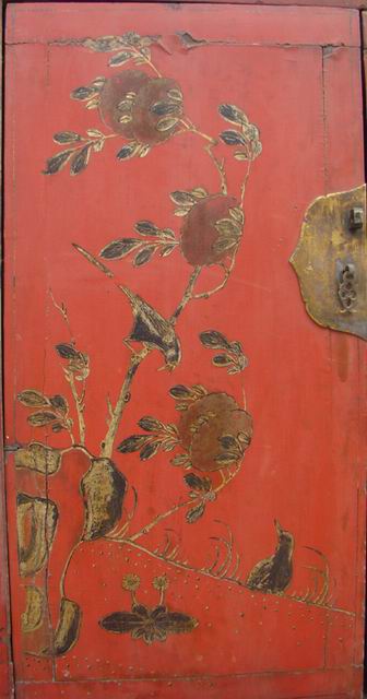 描彩二门柜工厂|Color-painted twin cabinet