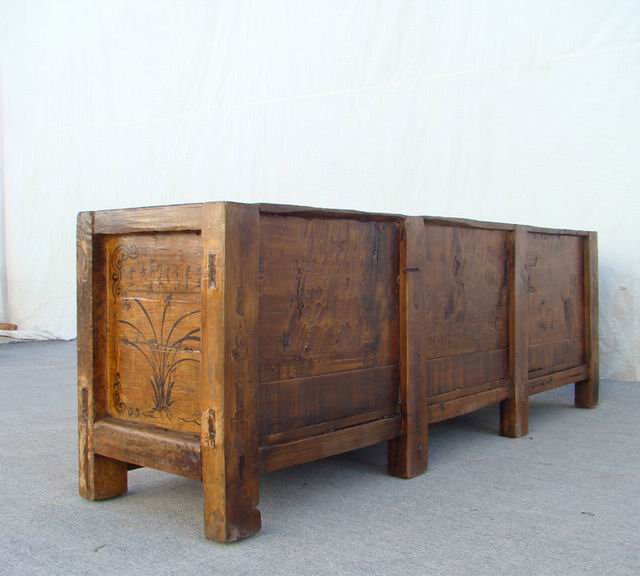 描彩地柜|Color-painted low cabinet