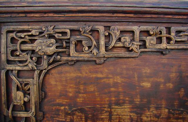 雕花箱柜|Low Cabinet