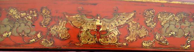 红描金小柜|gold gilt small cabinet