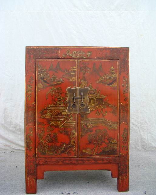 描金小柜|gold gilt small cabinet