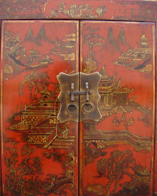描金小柜|gold gilt small cabinet
