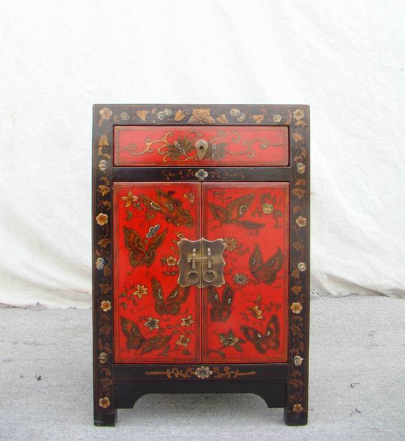 描彩小柜|painted small cabinet