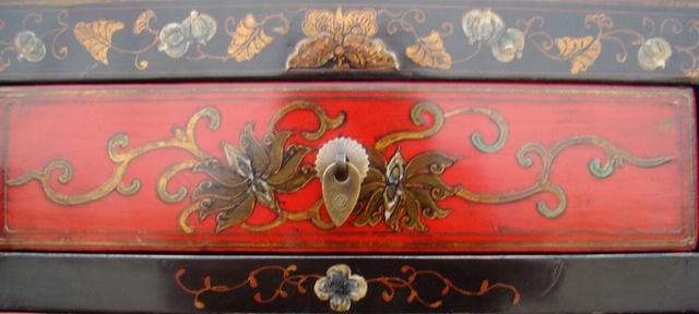 描彩小柜|painted small cabinet
