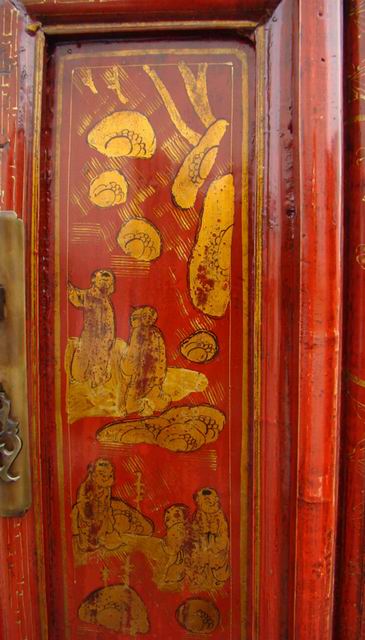 红描金小柜|cabinet