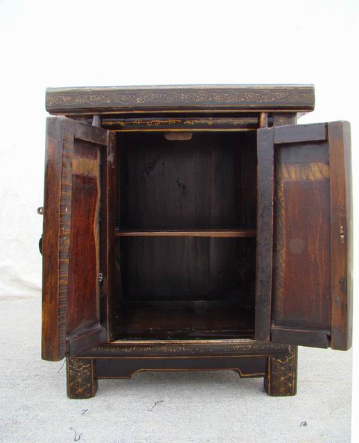 黑描金小柜|cabinet
