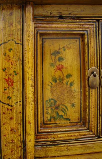 二门床头柜|Color-painted twin cabinet