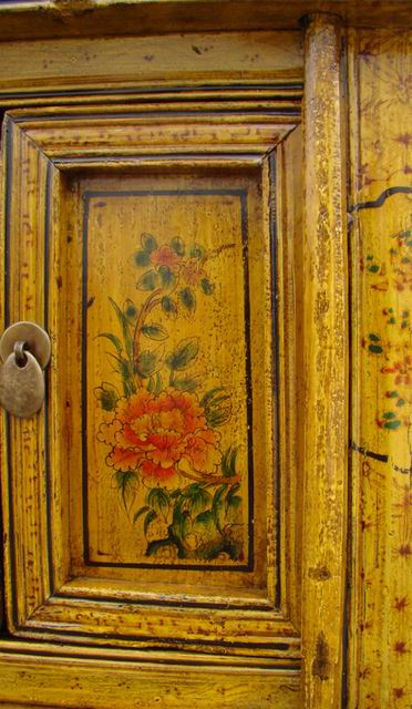 二门床头柜|Color-painted twin cabinet